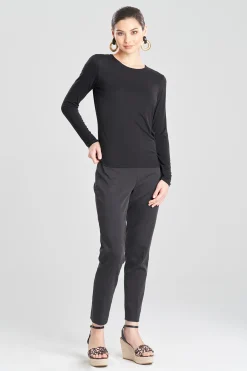 Natori Pajama Tops|Lounge Tops-Feathers Element Layering Top