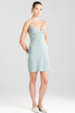 Natori Chemises|Chemises-Feathers Essentials Lace Chemise