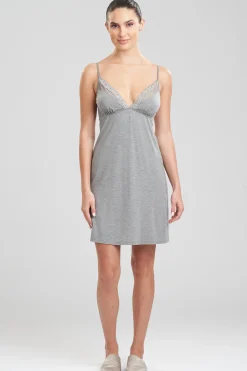 Natori Chemises|Chemises-Feathers Essentials Lace Chemise