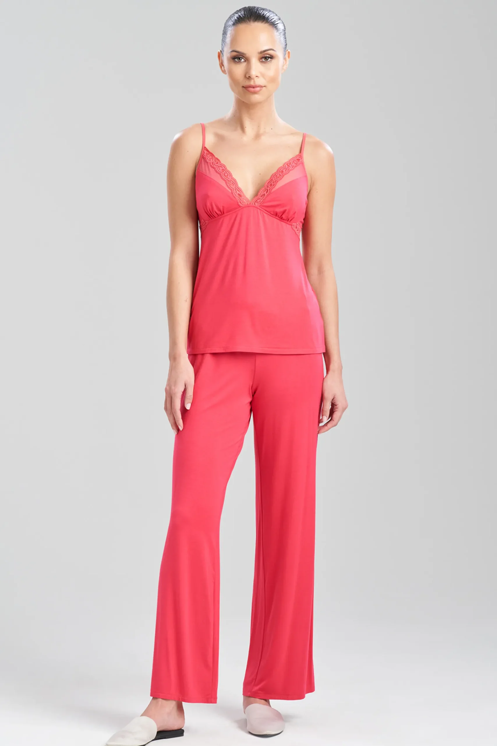 Natori Pajama Sets-Feathers Essentials Lenzing™ Ecovero™ Viscose Cami PJ