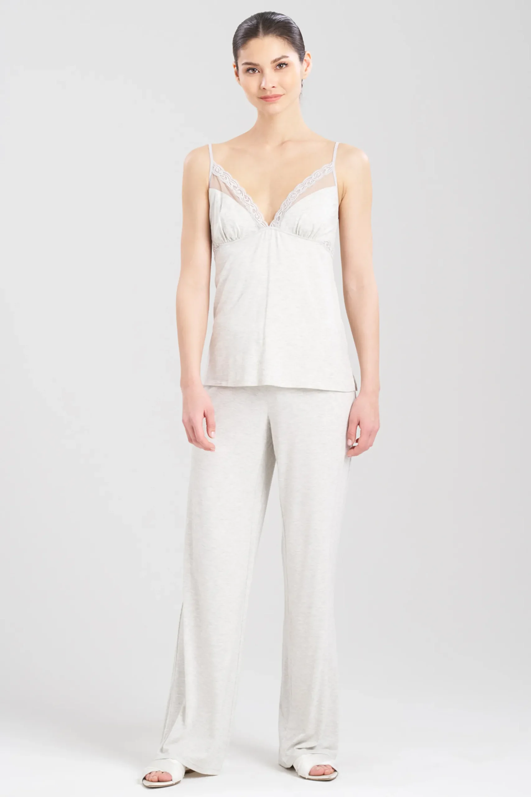 Natori Pajama Sets-Feathers Essentials Lenzing™ Ecovero™ Viscose Cami PJ