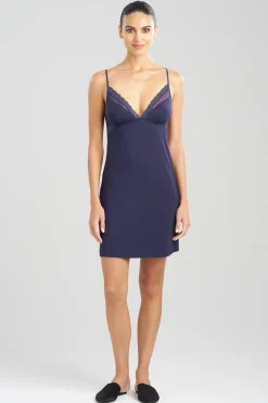 Natori Chemises-Feathers Essentials Lenzing™ Ecovero™ Viscose Lace Applique Chemise