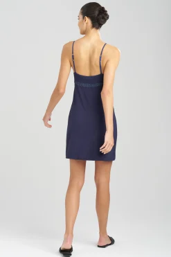 Natori Chemises-Feathers Essentials Lenzing™ Ecovero™ Viscose Lace Applique Chemise