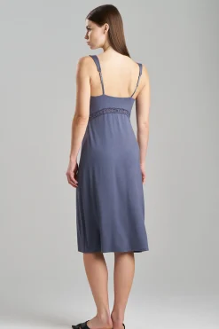 Natori Gowns-Feathers Essentials Lenzing™ Ecovero™ Viscose Lace Applique Gown