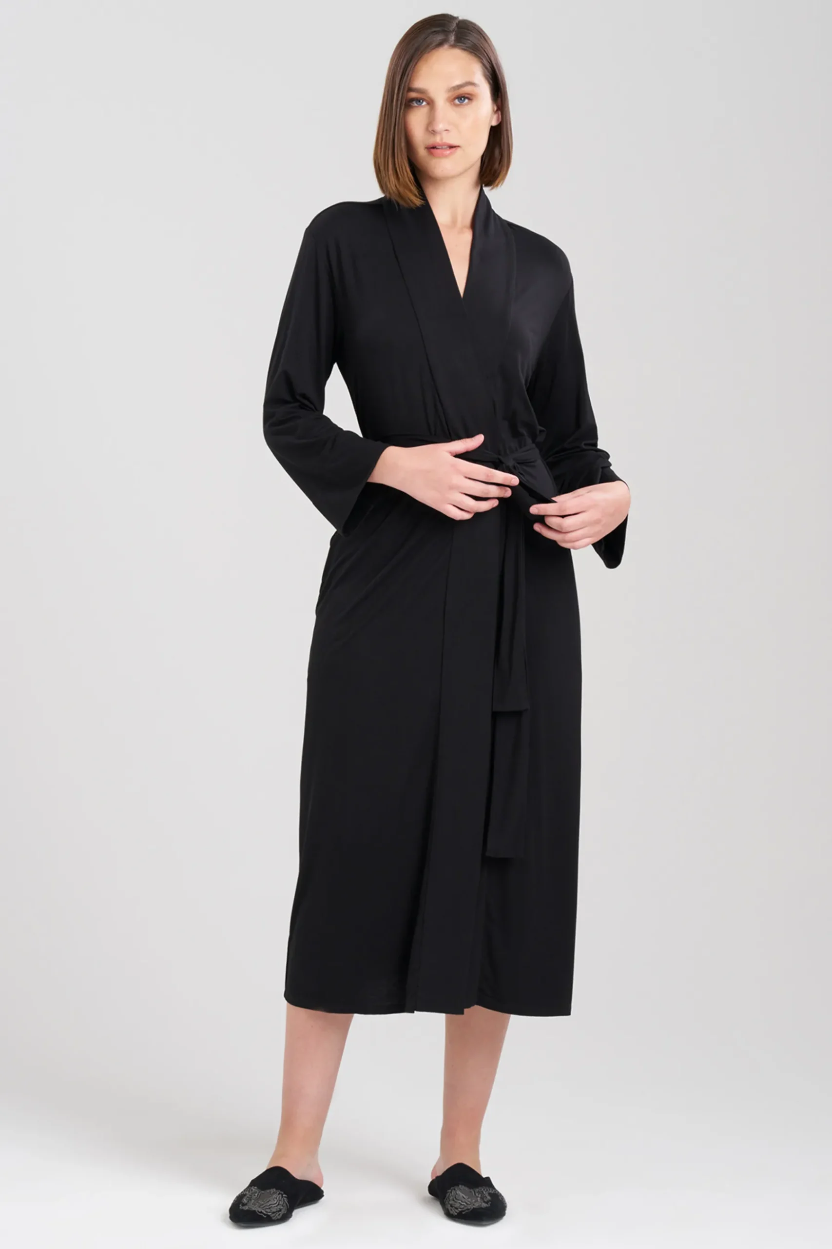 Natori Robes & Kimonos-Feathers Essentials Lenzing™ Ecovero™ Viscose Robe