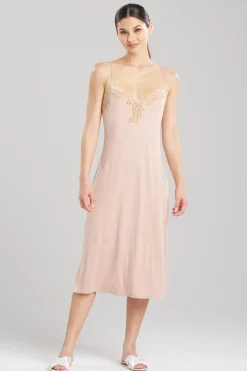 Natori Plus Sizes|Gowns-Feathers Essentials Lenzing™ Ecovero™ Viscose Lace Gown