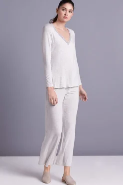 Natori Plus Sizes|Pajama Sets-Feathers Essentials PJ