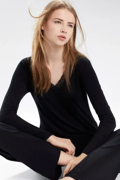 Natori Plus Sizes|Pajama Sets-Feathers Essentials PJ