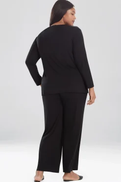 Natori Plus Sizes|Pajama Sets-Feathers Essentials PJ