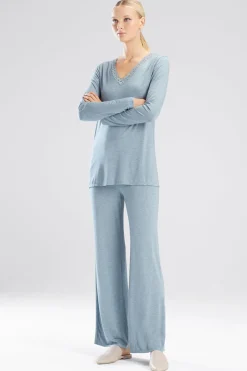 Natori Plus Sizes|Pajama Sets-Feathers Essentials PJ