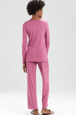 Natori Plus Sizes|Pajama Sets-Feathers Essentials PJ