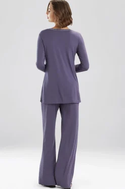 Natori Plus Sizes|Pajama Sets-Feathers Essentials PJ