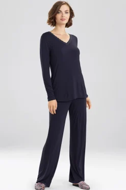 Natori Plus Sizes|Pajama Sets-Feathers Essentials PJ