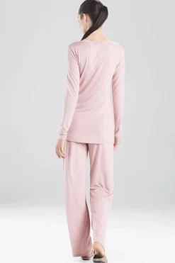Natori Plus Sizes|Pajama Sets-Feathers Essentials PJ