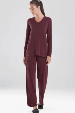 Natori Plus Sizes|Pajama Sets-Feathers Essentials PJ