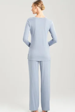 Natori Plus Sizes|Pajama Sets-Feathers Essentials PJ