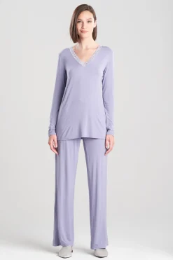 Natori Plus Sizes|Pajama Sets-Feathers Essentials PJ
