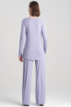 Natori Plus Sizes|Pajama Sets-Feathers Essentials PJ
