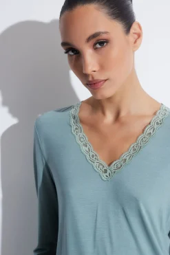 Natori Plus Sizes|Pajama Sets-Feathers Essentials PJ