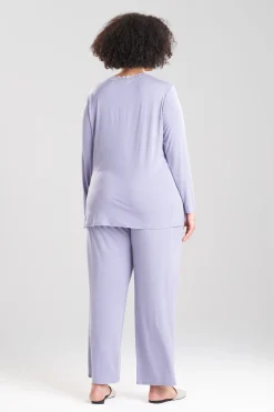 Natori Plus Sizes|Pajama Sets-Feathers Essentials PJ