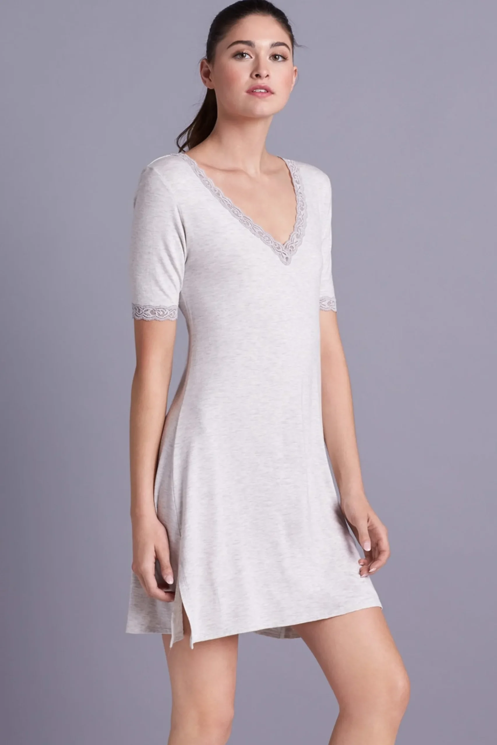 Natori Sleepshirts-Feathers Essentials Sleepshirt