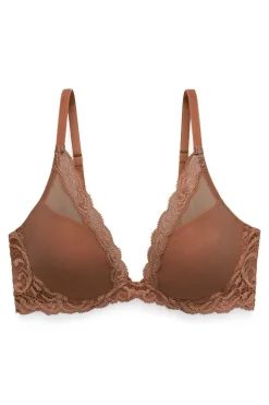 Natori T-Shirt Bras|Underwire Bras-Feathers Plunge T-Shirt Bra - Basics