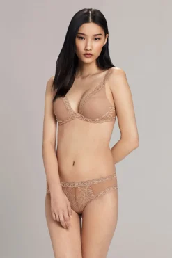 Natori T-Shirt Bras|Underwire Bras-Feathers Plunge T-Shirt Bra - Basics