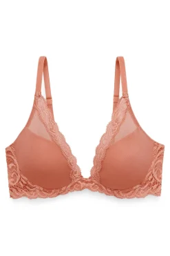 Natori T-Shirt Bras|Underwire Bras-Feathers Plunge T-Shirt Bra - Basics