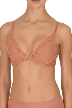 Natori T-Shirt Bras|Underwire Bras-Feathers Plunge T-Shirt Bra - Basics