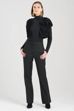 Natori Jackets & Outerwear-Felt 3D Embroidered Bolero