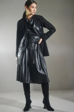 Natori Jackets & Outerwear-Felt Embroidered Collarless Jacket