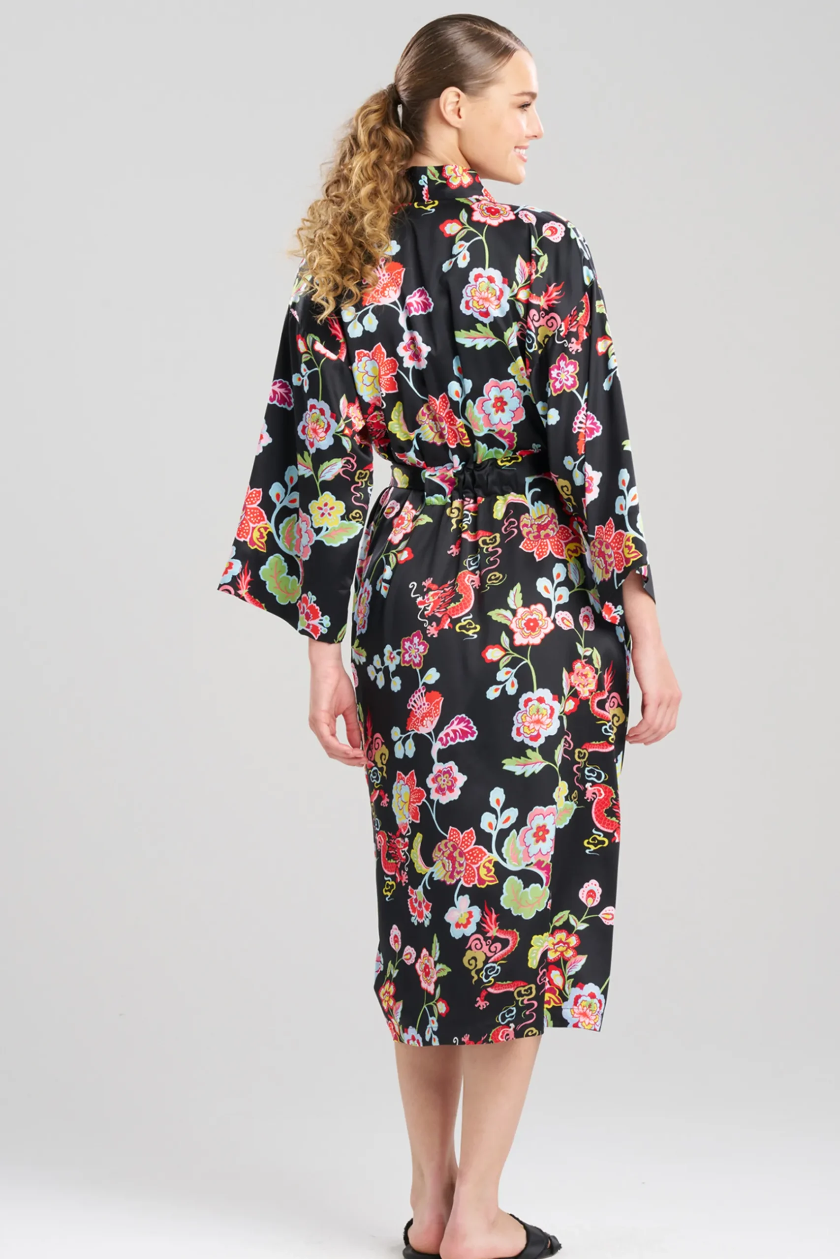 Natori Plus Sizes|Robes & Kimonos-Fleur Dragon Robe