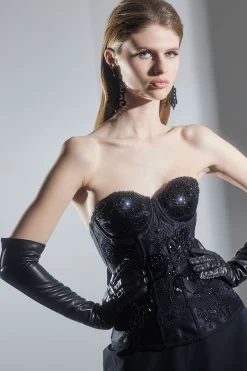 Natori Bustiers & Camis-Floral Beaded Corset