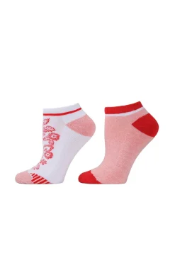 Natori Socks-Floral Mix Socks - 2 Pair Pack