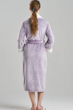 Natori Robes & Kimonos-Frosted Cashmere Fleece Robe