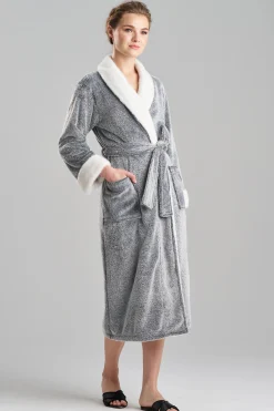 Natori Robes & Kimonos-Frosted Cashmere Fleece Robe
