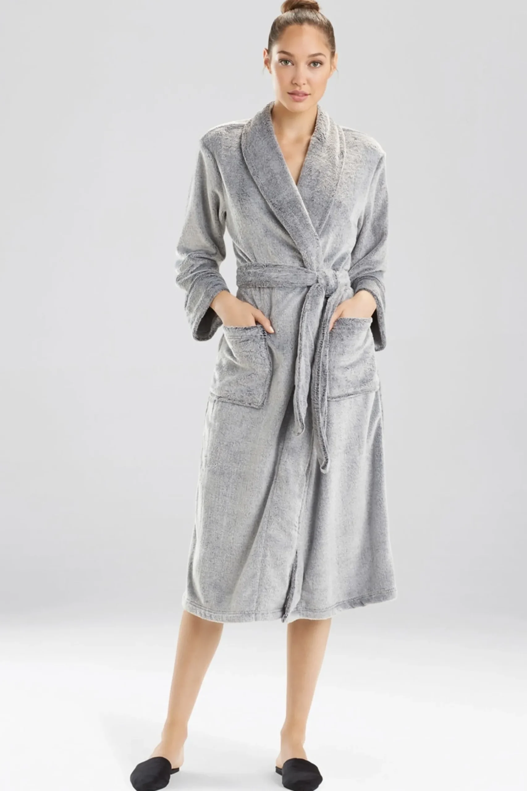 Natori Robes & Kimonos-Frosted Cashmere Fleece Robe