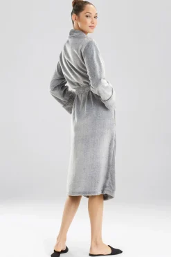 Natori Robes & Kimonos-Frosted Cashmere Fleece Robe