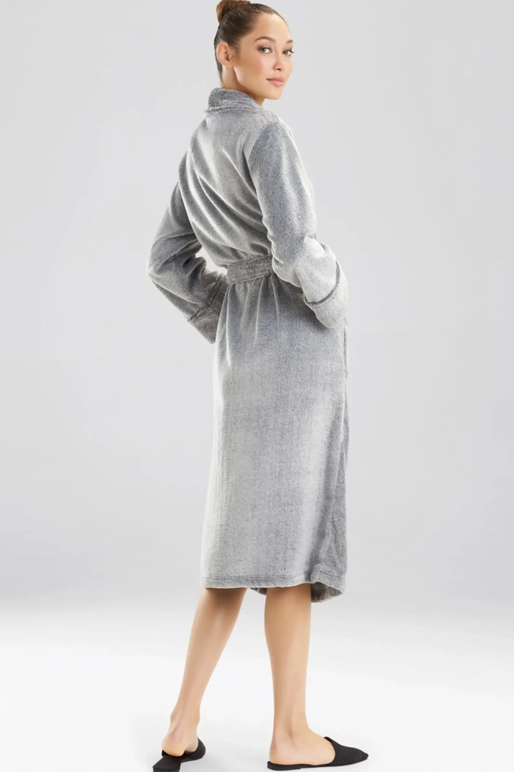 Natori Robes & Kimonos-Frosted Cashmere Fleece Robe