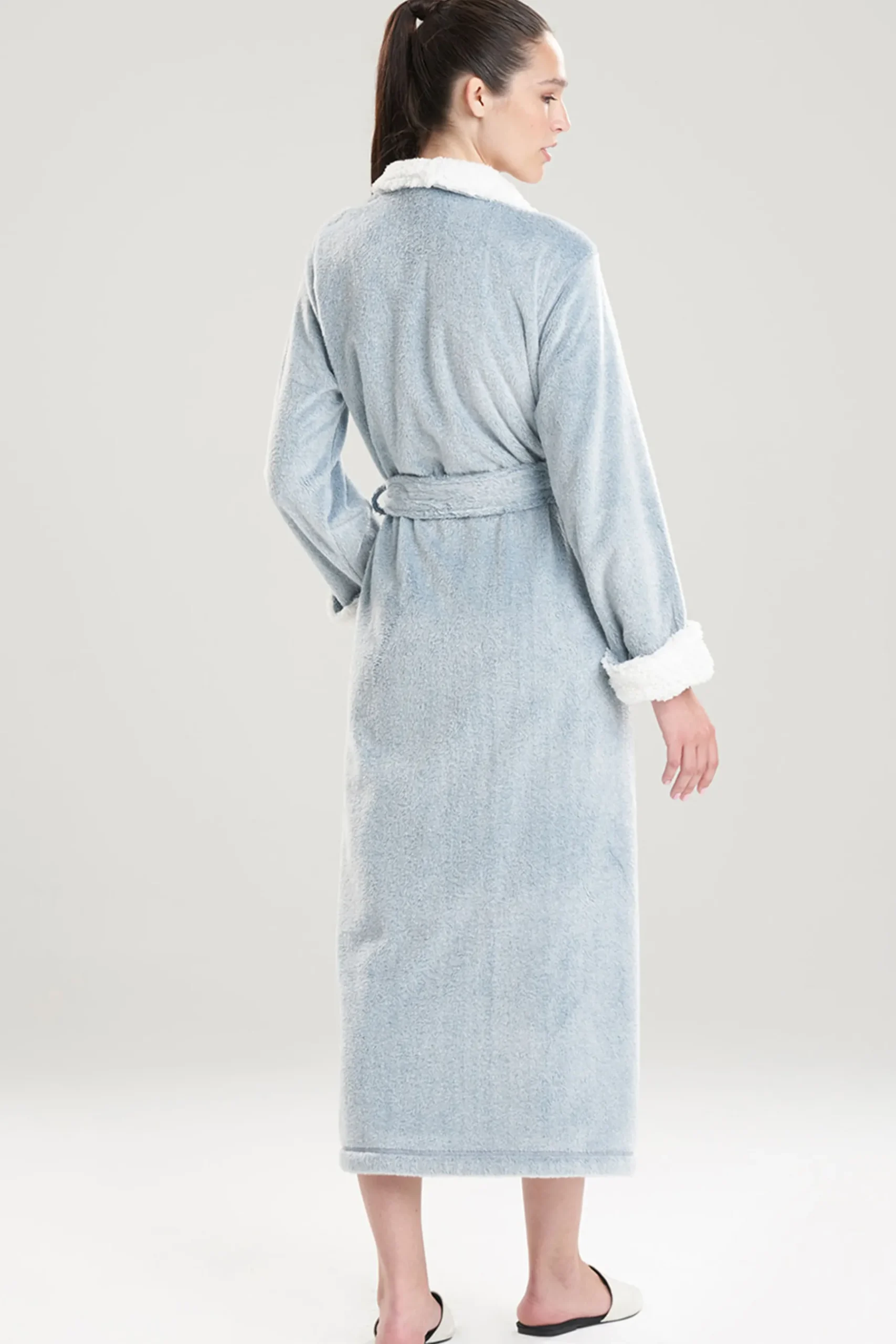 Natori Robes & Kimonos-Frosted Sherpa Robe