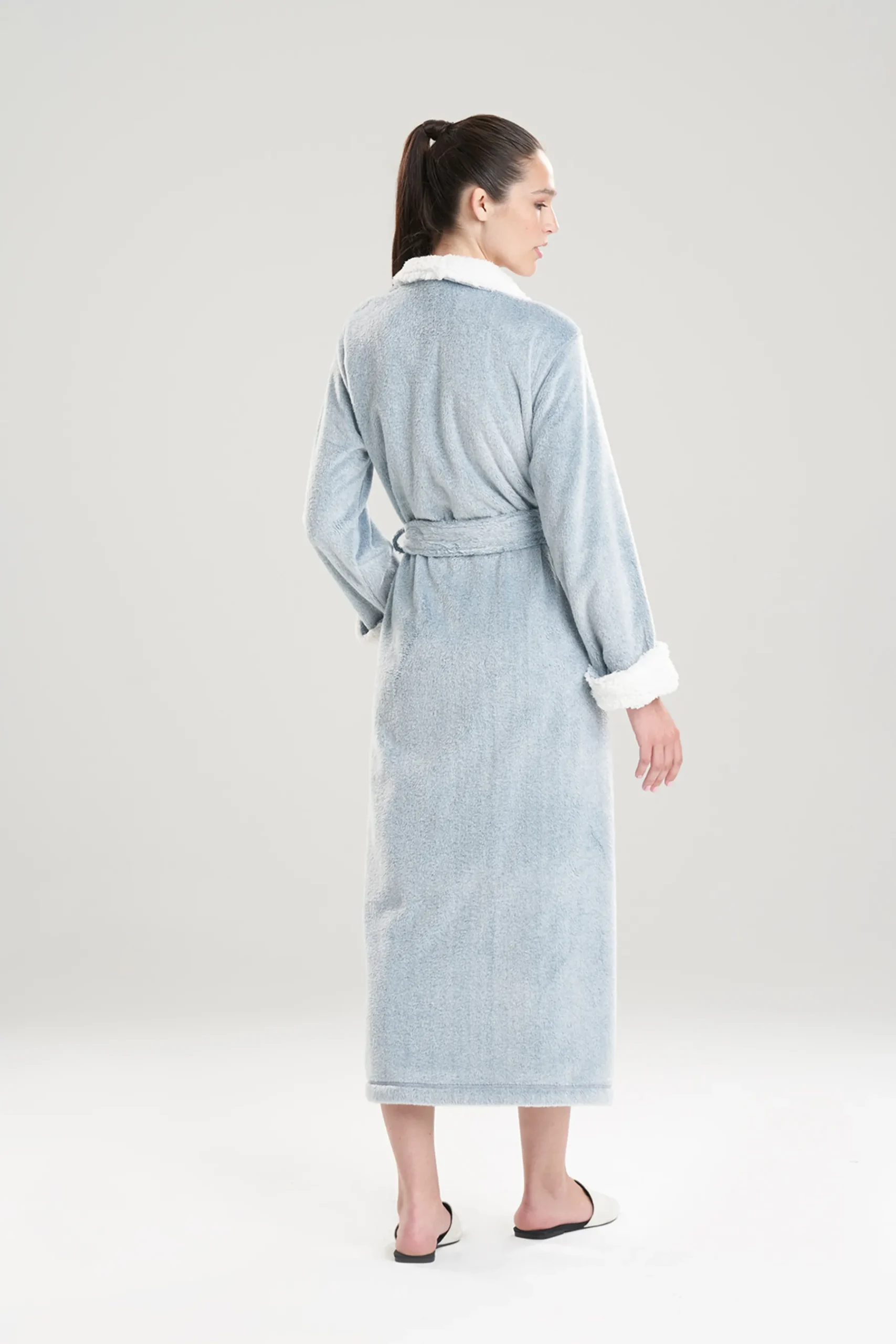Natori Robes & Kimonos-Frosted Sherpa Robe