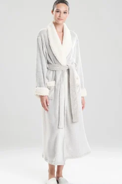 Natori Robes & Kimonos-Frosted Sherpa Robe