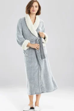 Natori Robes & Kimonos-Frosted Sherpa Robe