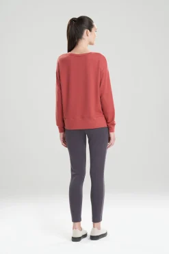 Natori Pajama Tops|Lounge Tops-Fuji Top