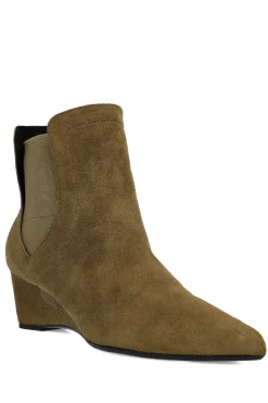 Natori Boots-Gaisha-Su Suede Wedge Bootie