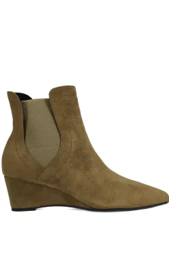 Natori Boots-Gaisha-Su Suede Wedge Bootie