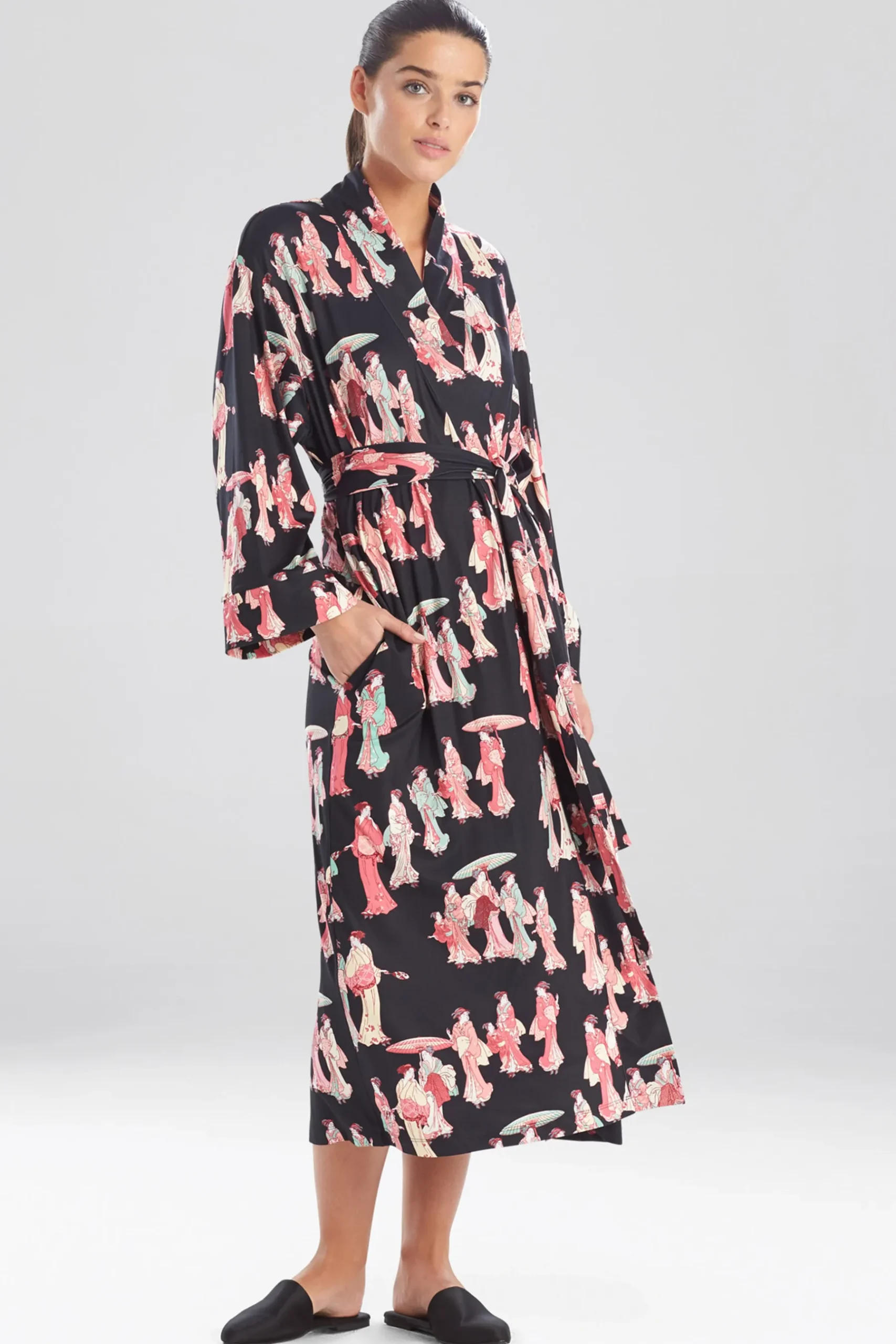 Natori Robes & Kimonos-Geisha Cozy Knit Robe