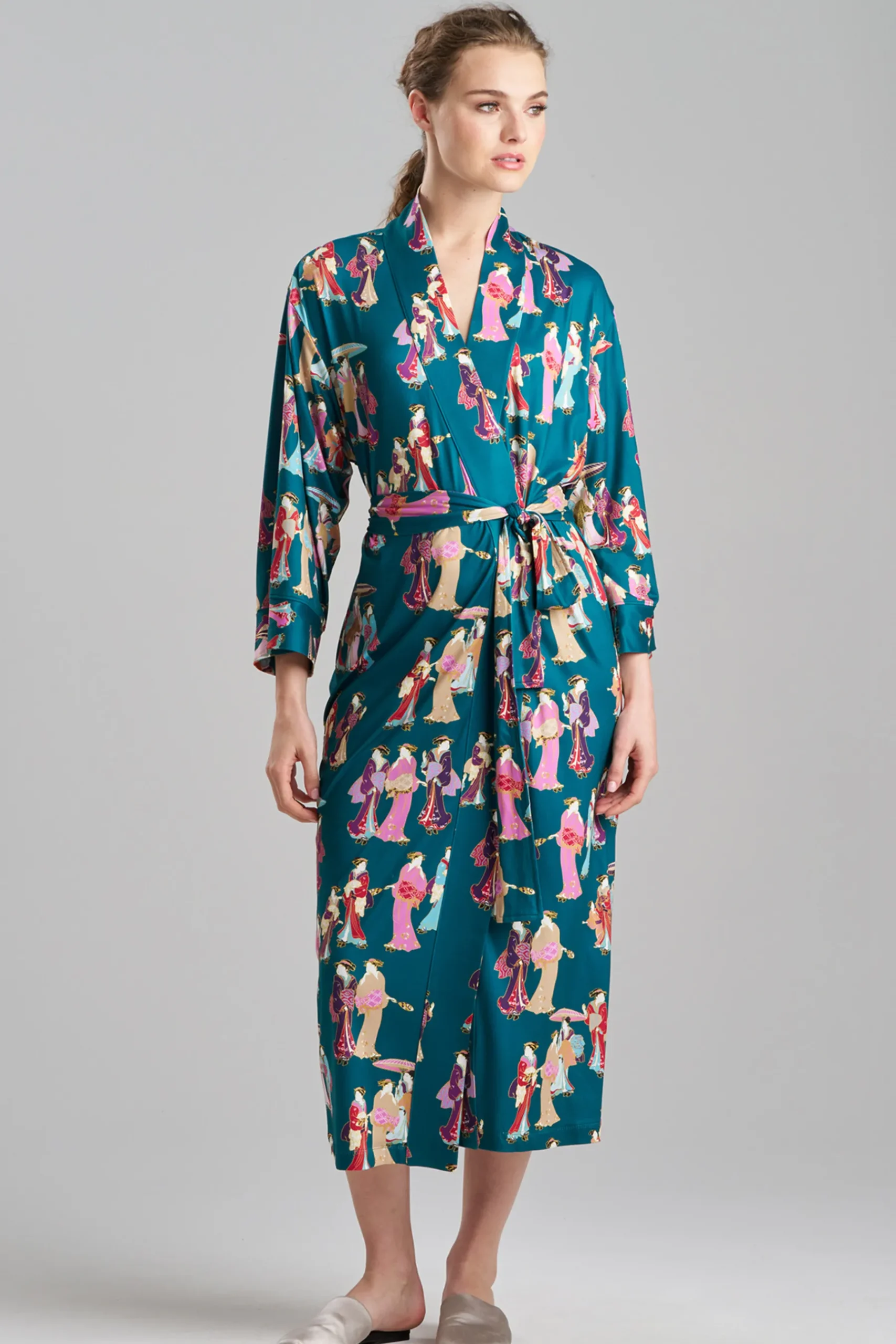 Natori Robes & Kimonos-Geisha Cozy Knit Robe