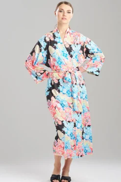 Natori Plus Sizes|Robes & Kimonos-Geisha Garden Knit Robe