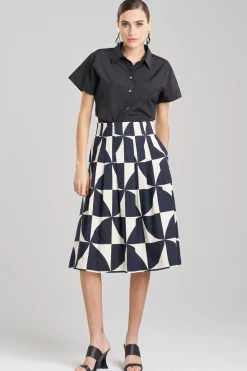 Natori Pants, Skirts & Shorts-Geo Mod Jacquard Skirt